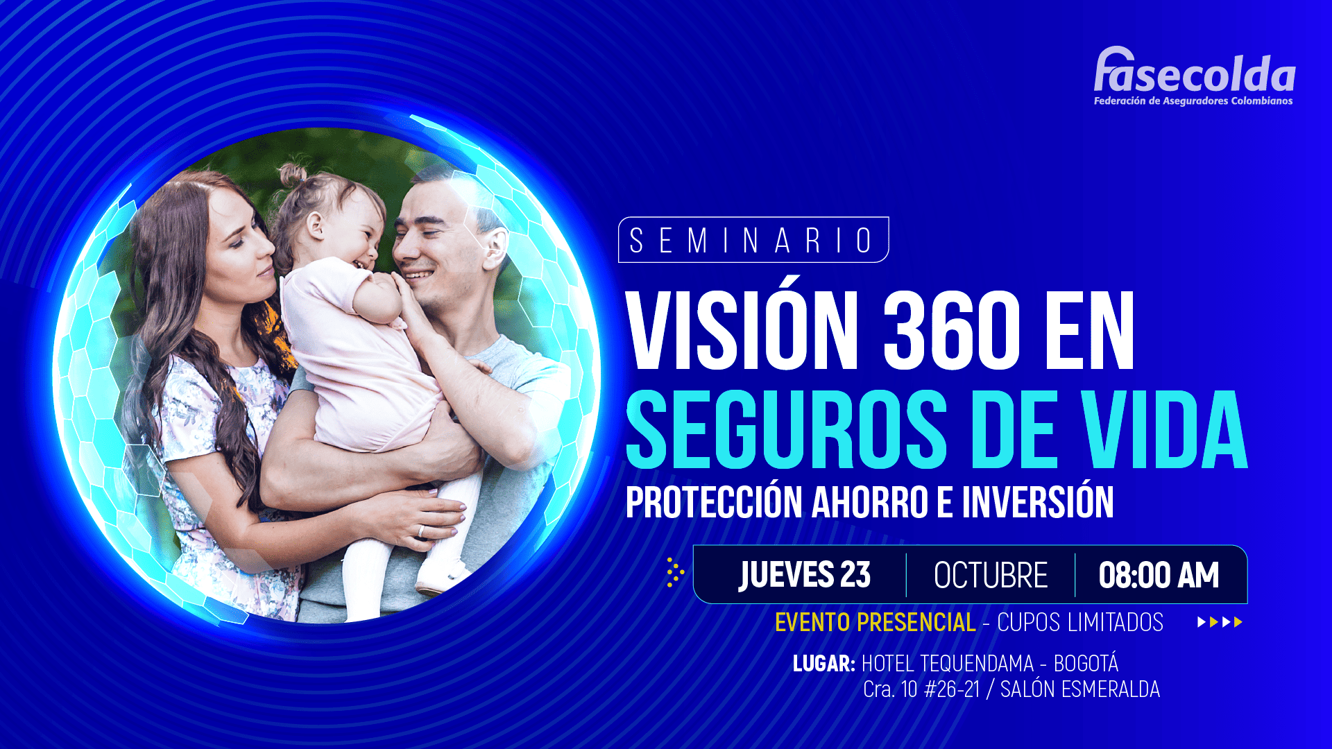 Banner seminario Fasecolda Federación de Aseguradores de Colombia